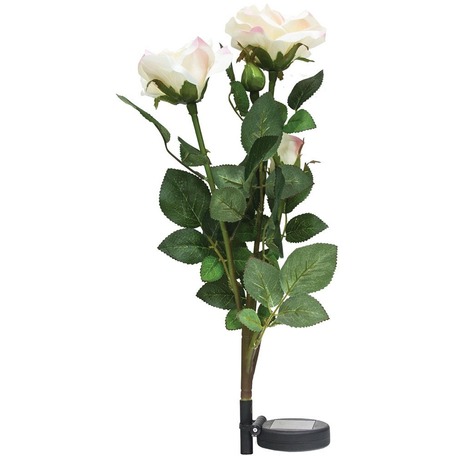 Feron PL308 "Ветка розы" белый 3LED(белый), светильник газонный 80см 1/24