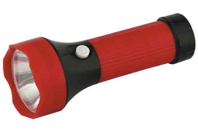 Ultraflash 3102-ТН  (фонарь, красный, 1LED, 1 реж, 3XR6, пласт)