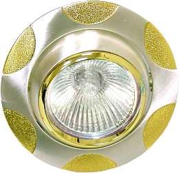 Feron 156T МR-16 цвет матовое-серебро, золото светильник встраив. повор.1/10/100 