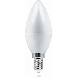Feron LB-72 E14 5W 4000K 420Lm 230V лампа светодиодная свеча 100*37мм 1/10/100