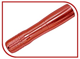 IN HOME Фонарь светодиодный FLA-43 алюминиевый 1хLED 1хАА красный (1/300)